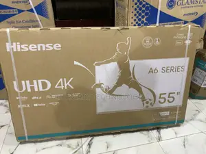 Sealed Hisense 55” Uhd Smart Television – Latest Model