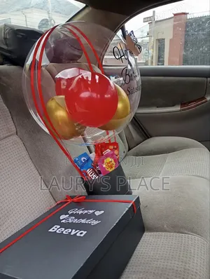 Black and Red Themed Birthday Gift Package