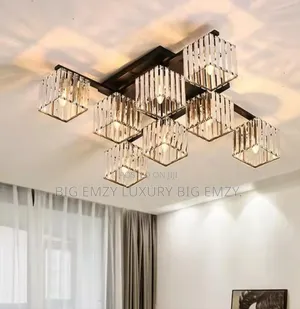 Modern Crystal Ceiling Light.