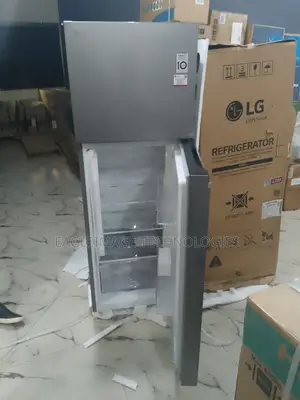 Pristine Lg Ref242pqgb 263l Grey Double Door Refrigerator - Egg Holder