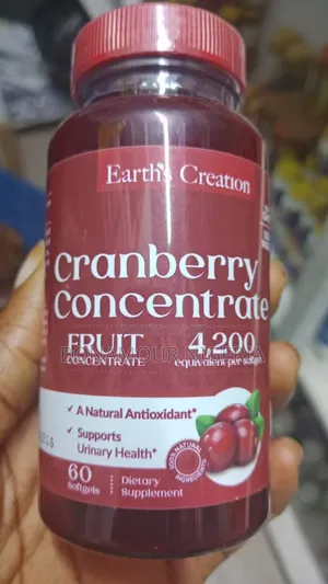 Earth's Creation Cranberry Concentrate 4200mg X60 Softgel