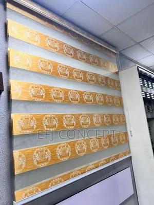 All Gold Versace Day and Night Window Blind Design
