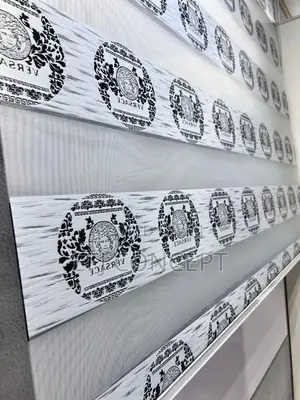 Purely Black And White Versace Day And Night Window Blind