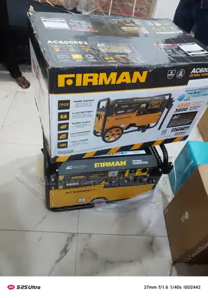 New Firman 3.5kva Generator – Key Start + Plug