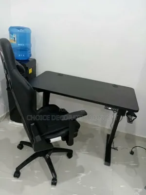 Electric Height Adjustable Table 1.4meter + Furgle Gaming Chair