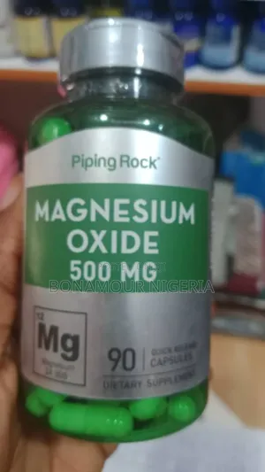 Piping Rock Magnesium Oxide 500mg X90 Caps