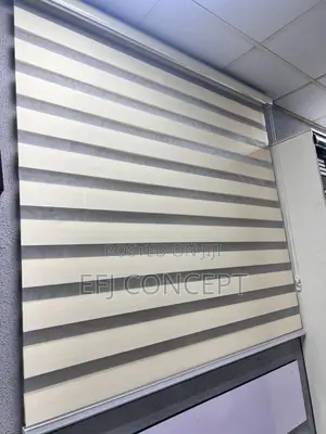 Completely Milk Plain Color Design for Day and Night Window Blind