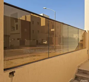 Tinted Glass Railing - Sophisticated Style
