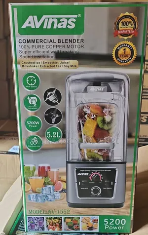 Avinas High Quality Commercial Blender 5.2 Litres