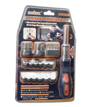 34pcs Ratchet Screwdriver Set