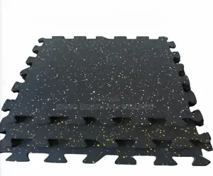 Gym Floor Mat - Blue Speckled