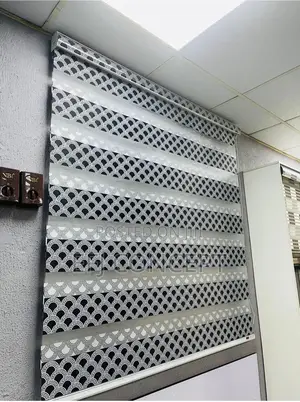 Completely Curvy Spring-Like Design for Day and Night Window Blind