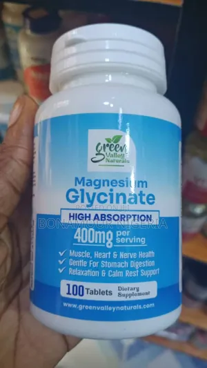Green Valley Naturals Magnesium Glycinate 400mg X100 Tabs