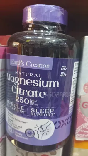 Earth's Creation Natural Magnesium Citrate 250mg X120 Caps