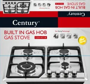 Century 4 Burner Inbuilt Stainless Gas Hob Cgs-401-b (60cm): Premium