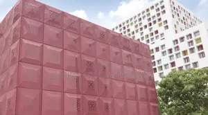 Perforated 3d Wall Cladding