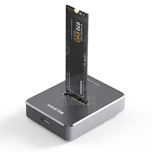 M.2 Nvme Sata To Usb C Docking Station, External Ssd Enclosure .