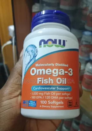Now Omega 3 Fish Oil X100 Softgels