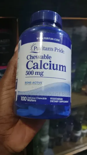 Puritan's Pride Chewable Calcium 500mg X100