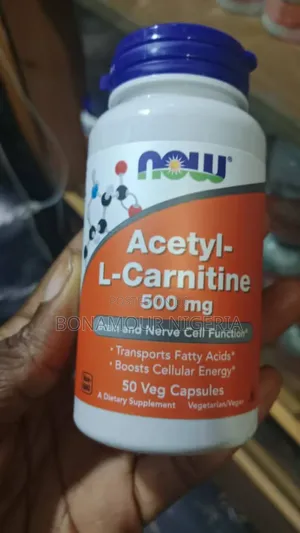Now Acetyl- L-Carnitine 500mg X50 Caps