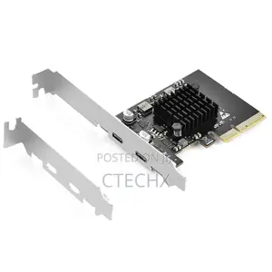 Usb C Pcle Expansion Card 2 Ports (2 X Type C), 10gpbs