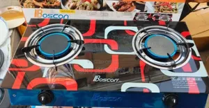 Boscon Infrared Tabletop Glass 2 Burner Gas Cooker-auto Ignition