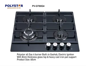 Built-in Gashob Polystar 4 Burners Pv-Gt60g4