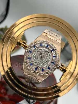 Hanboro Quality Luxury Men Iced Face Chain Strap Wristwatch