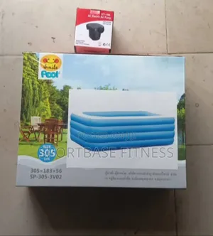 10ft X 6ft Inflatable Pool With Pump (4layer)