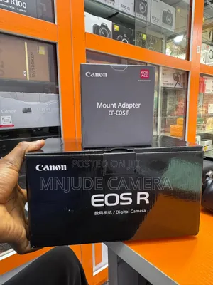 Canon Eos R With Adapter