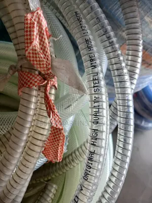 1/2" Quality Steel Wire Transparent Hose for Water, Petrol, Chemicals
