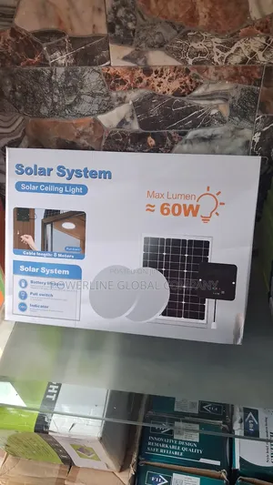 Solar Ceiling Fitting With Solar Panel for Homes / Offices/ Companies