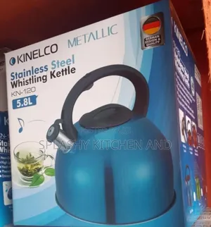Kinelco Metallic Stainless Steel Whistling Kettle 5.8l