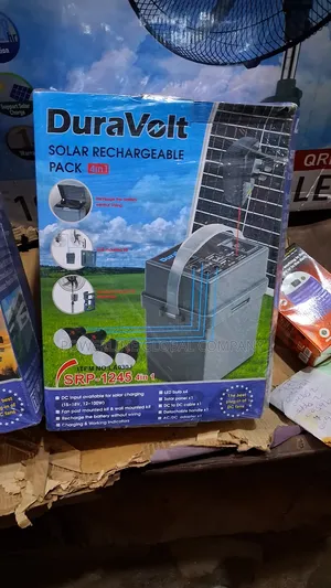 Solar Kit Battery With Solar Panel for Homes/ Restaurants/ Offices Bar