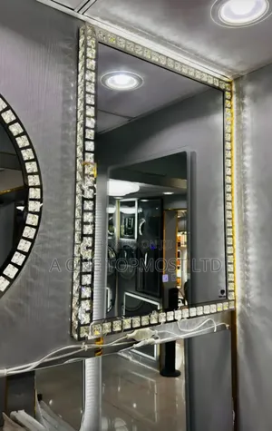 Led Crystal Mirror [3 In 1 Light]80 By 60cm