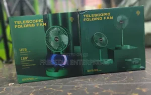 Super Rechargeable Telescopic Folding Fan