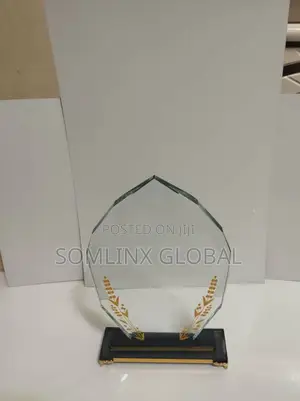 Glass Plaque (Award) Stand With Printing