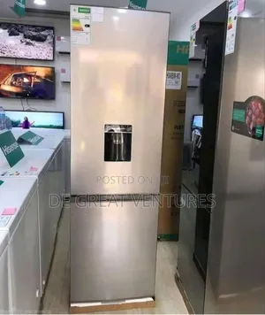 Brand New Hisense Half-Half Fridge√245l√Water Dispenser√External√Silva