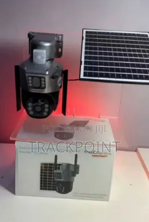 CCTV Camera, Two Lens With Motion Detection Two-Way Audio Features