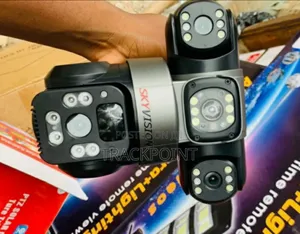 3 Lens Camera View With Auto Tracking Features and Solar Panel - 10mp