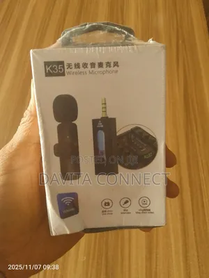 K 35 Wireless Lavalier Microphone Clear Sound Pro