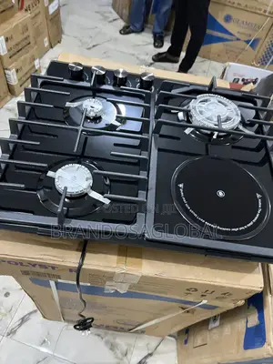 Polystar Pv-Gt60g3h 3+1 Hob – Built-in Tempered Glass Cooker