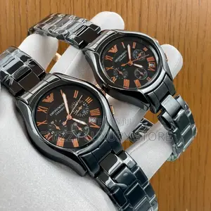 Emporio Armani Quality Luxury Men Chain Strap Wristwatch
