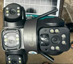 360-Angled Smart Triple Lens CCTV Camera With 10mp High Resolution