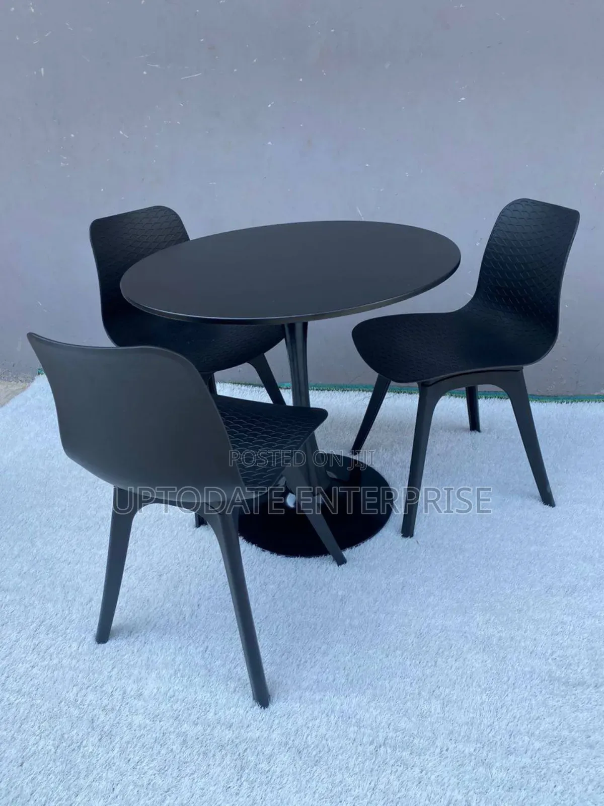 Restaurant Table by Three Chairs