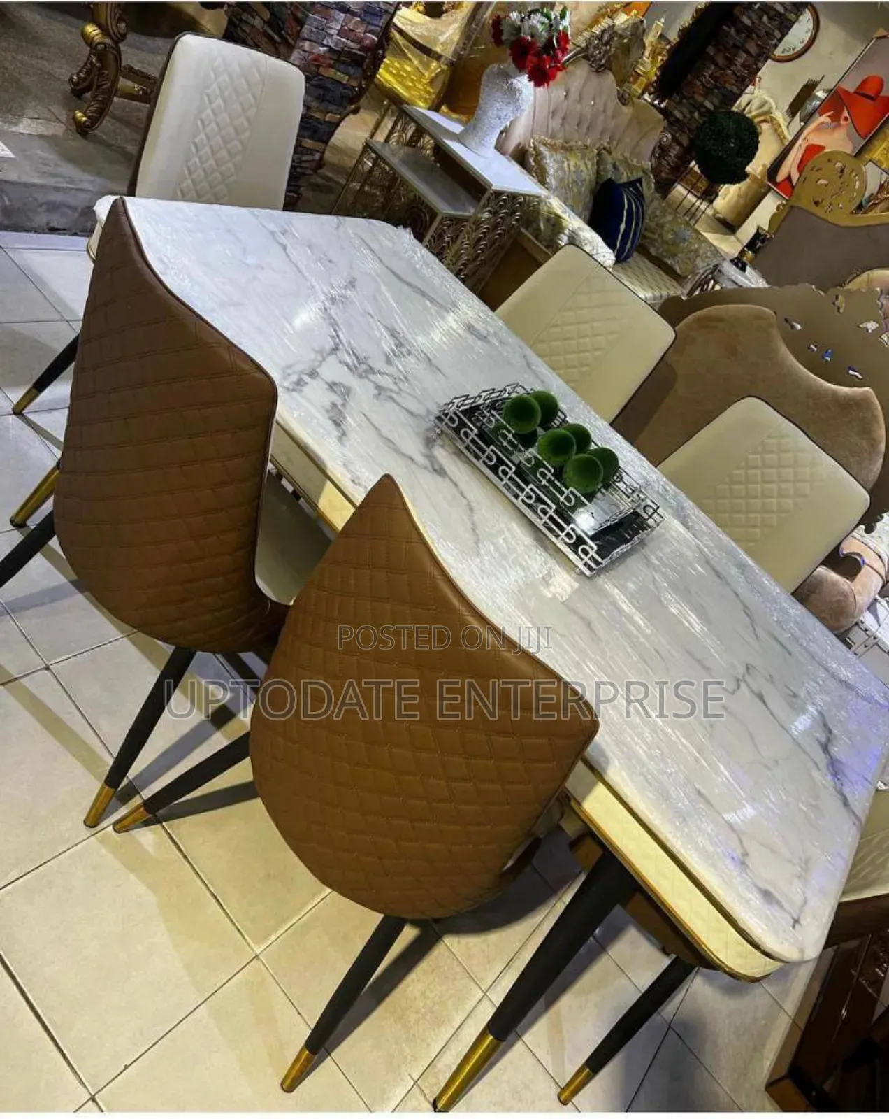 Solid Marble 6 Seater Dining