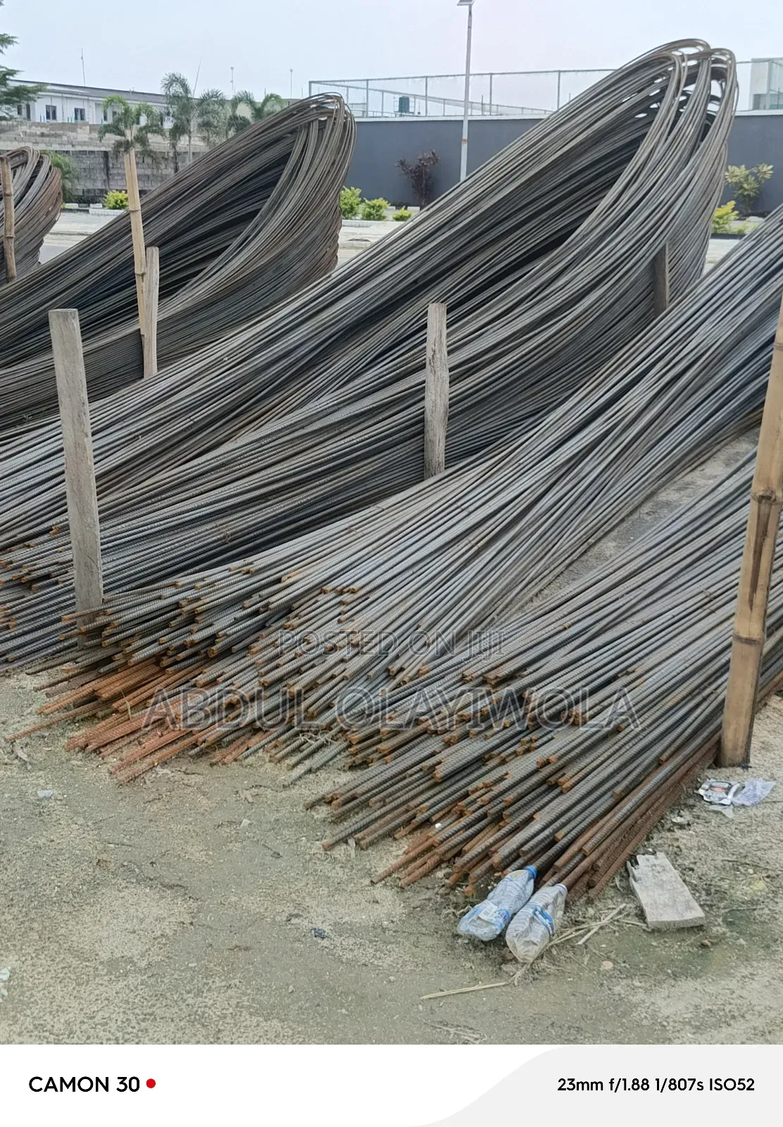 Iron Rods and Cement