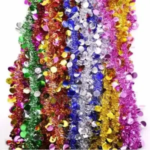 Christmas Venus Decorative Tinsel Garland Ornaments - 6pcs