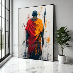 Artistic Canvas Print Black Framed