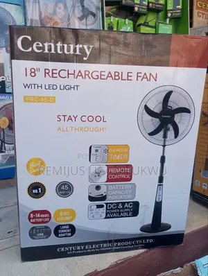 Rechargeable Fan 18"